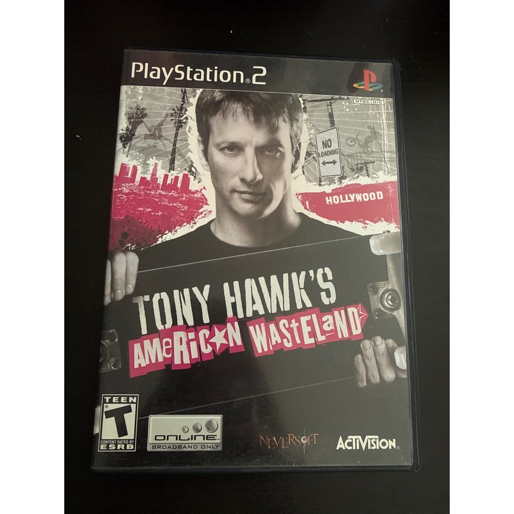 Tony Hawk's American Wasteland Sony PlayStation 2 PS2 Game Activision Neversoft
